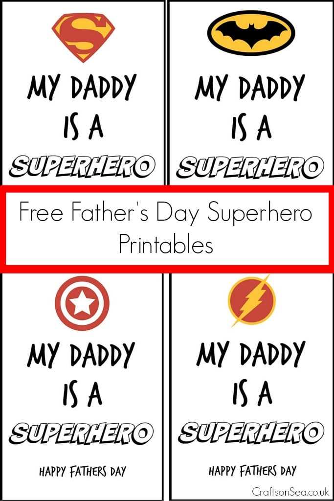 fathers day printables free