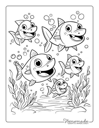 fish printable coloring pages