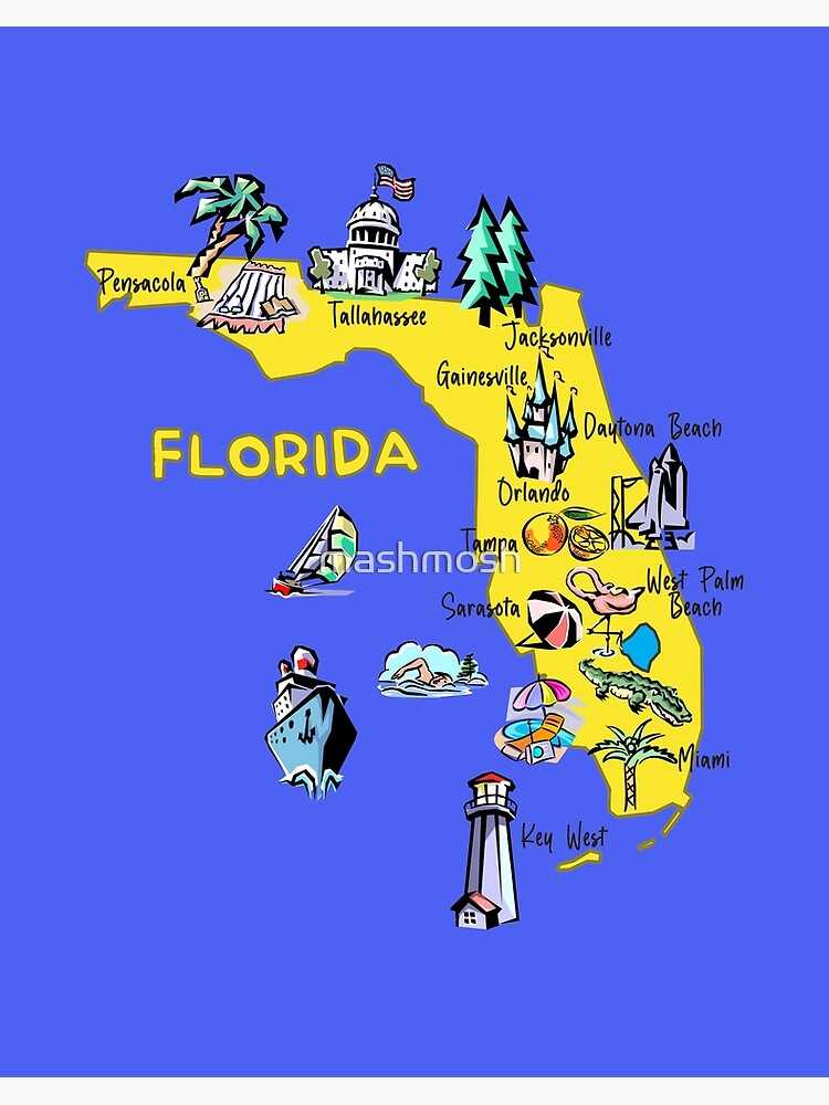 florida printable map florida printable map