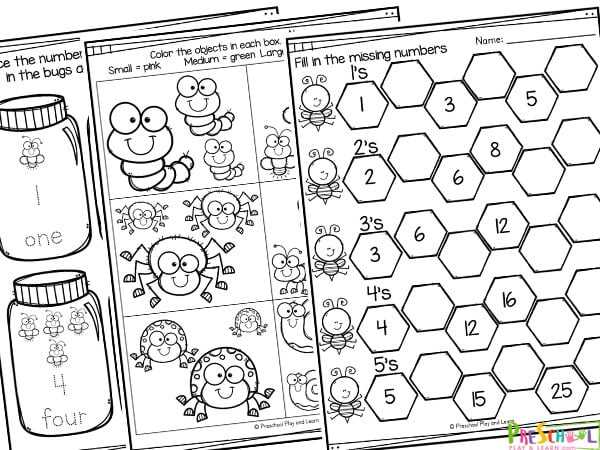 free bug printables