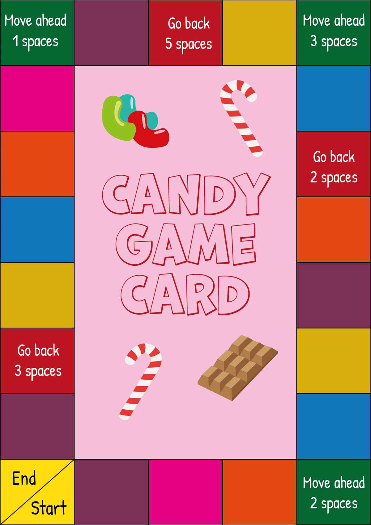 free candyland printables
