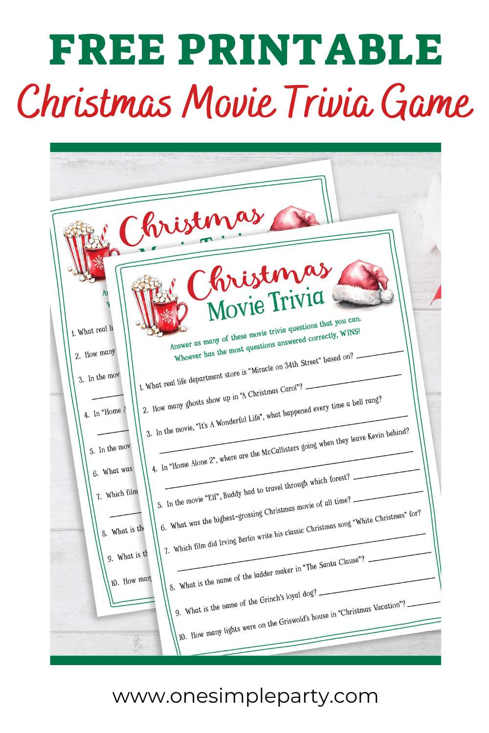 free christmas trivia printable