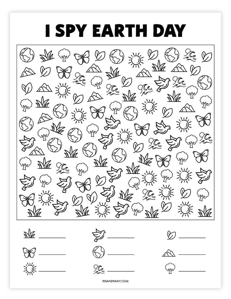 free earth day printables for kids