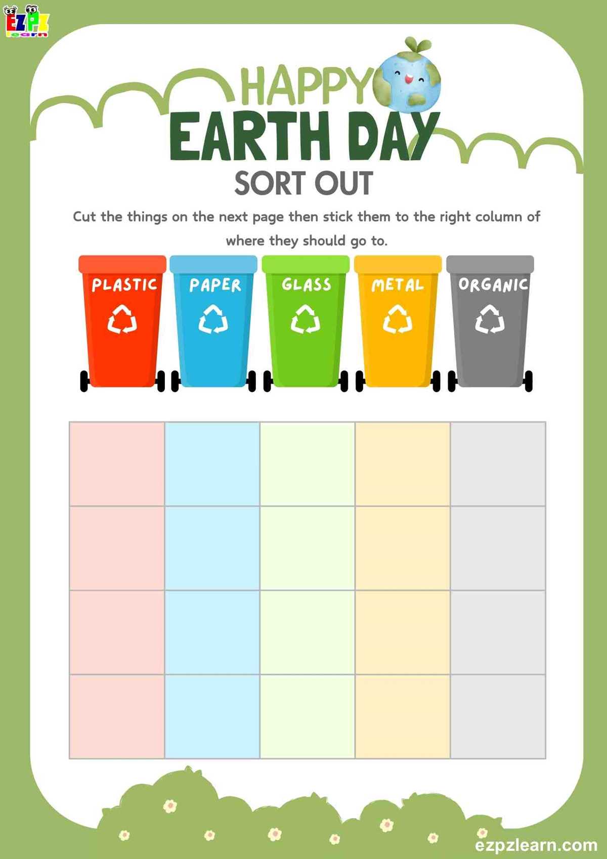 free earth day printables for kids