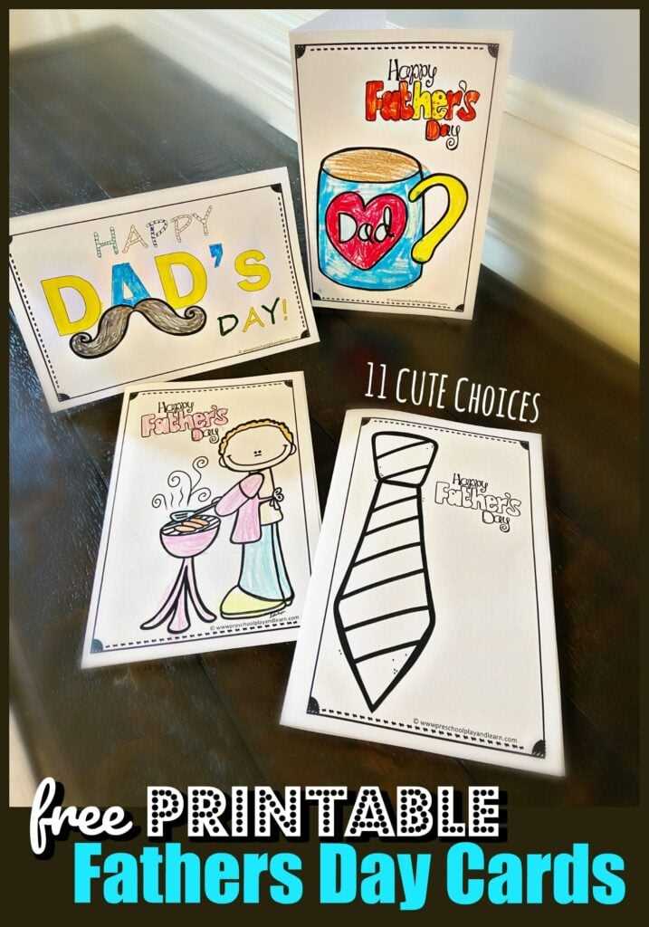 free fathers day printable cards