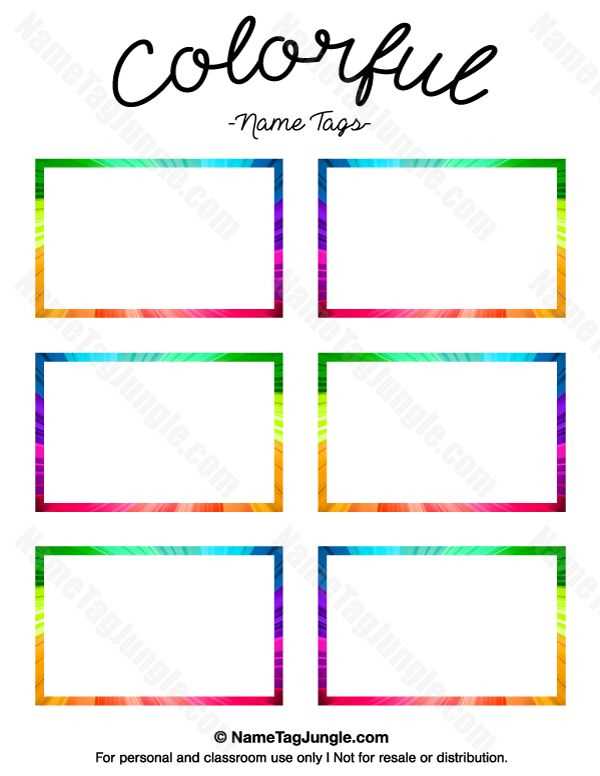 free name tags printable
