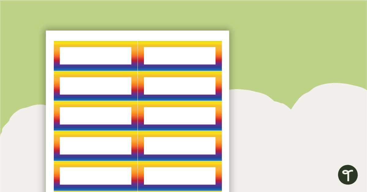 free name tags printable