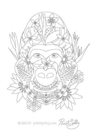 free printable adult coloring pages animals