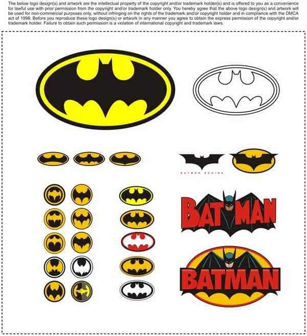 free printable batman logo