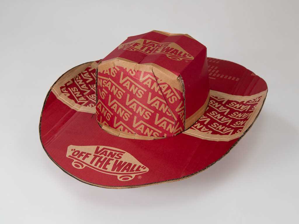 free printable beer box cowboy hat template