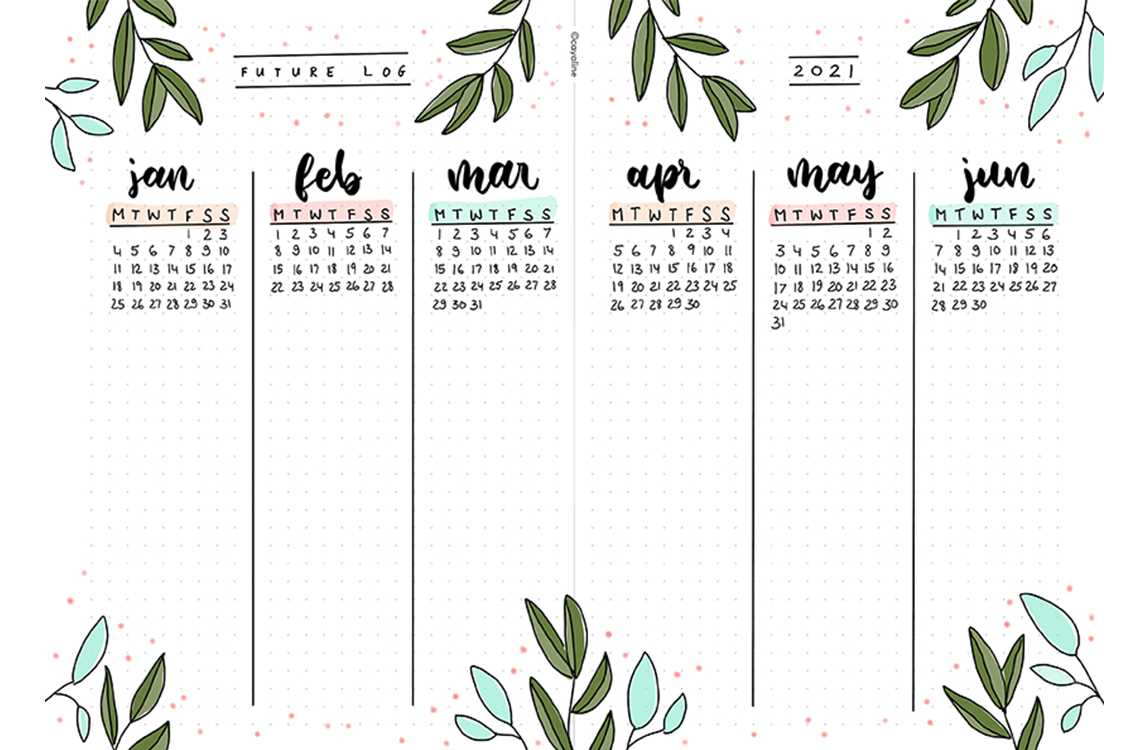 free printable blank bullet journal pages