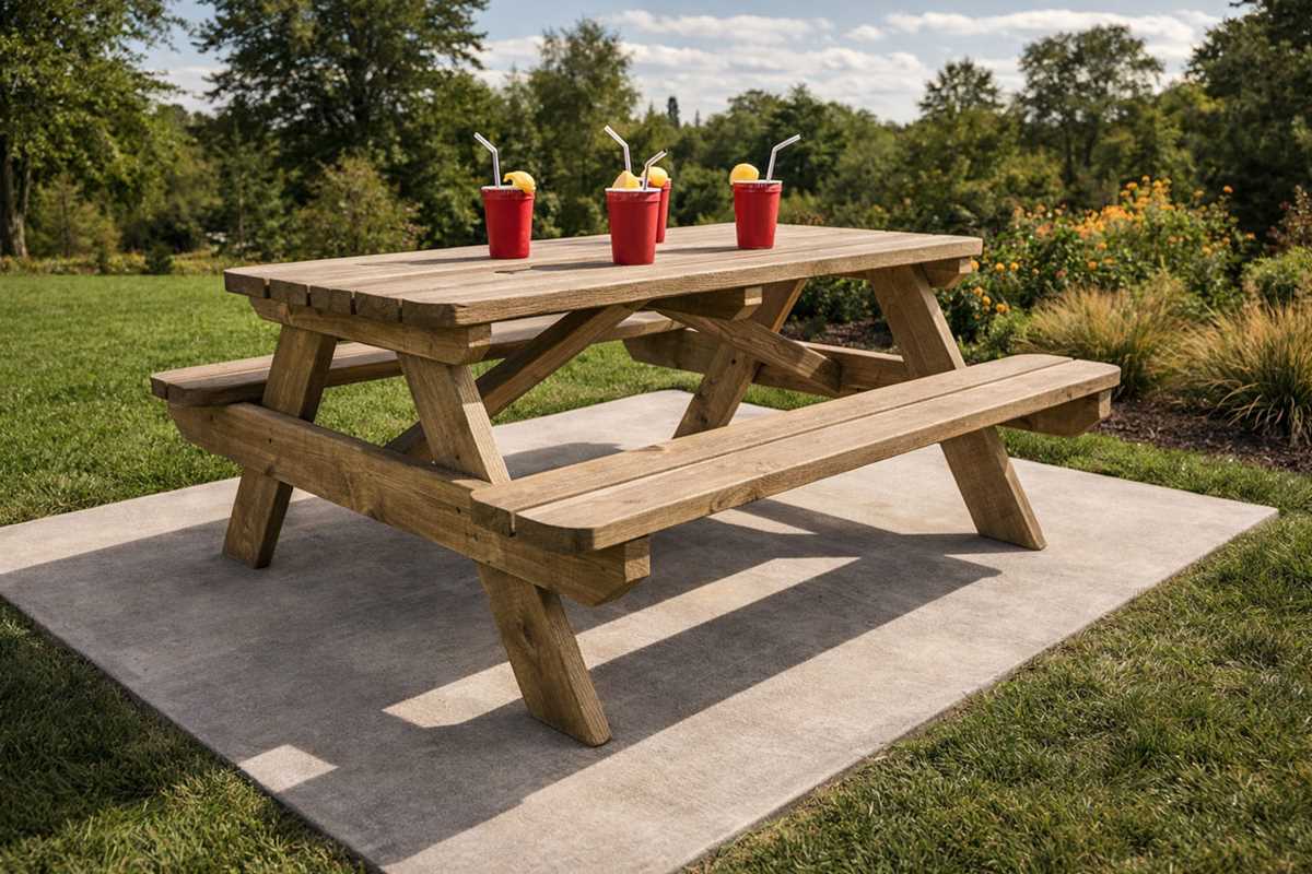 free printable blueprint picnic table plans