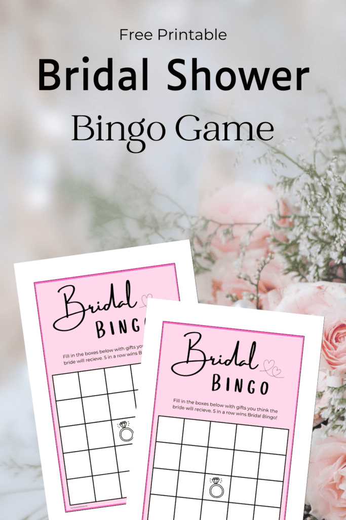 free printable bridal shower bingo free printable bridal shower bingo