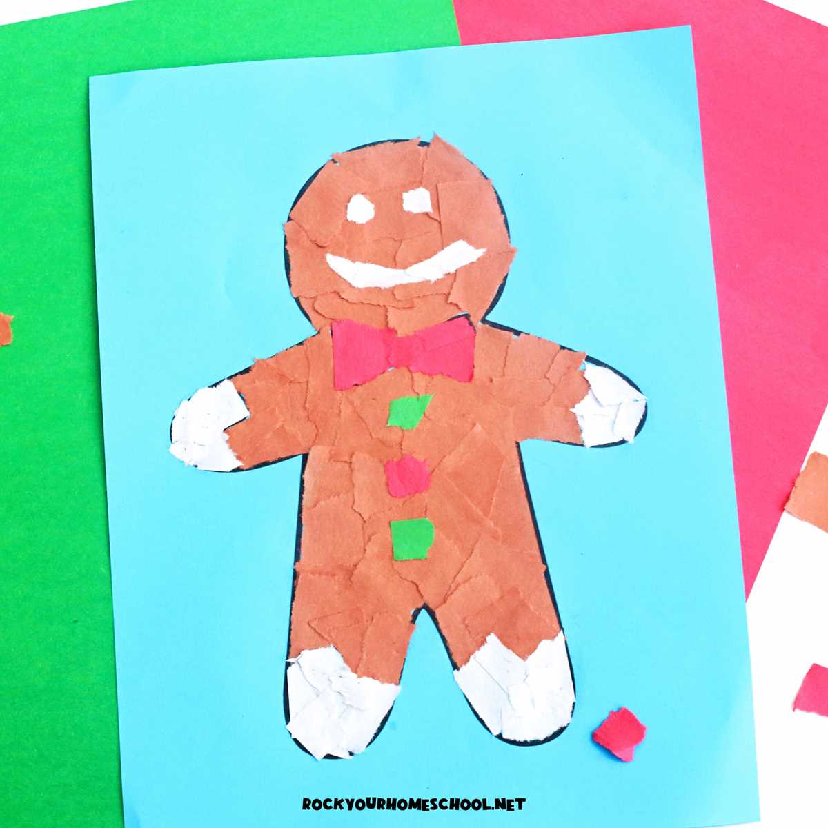 free printable brown gingerbread man template