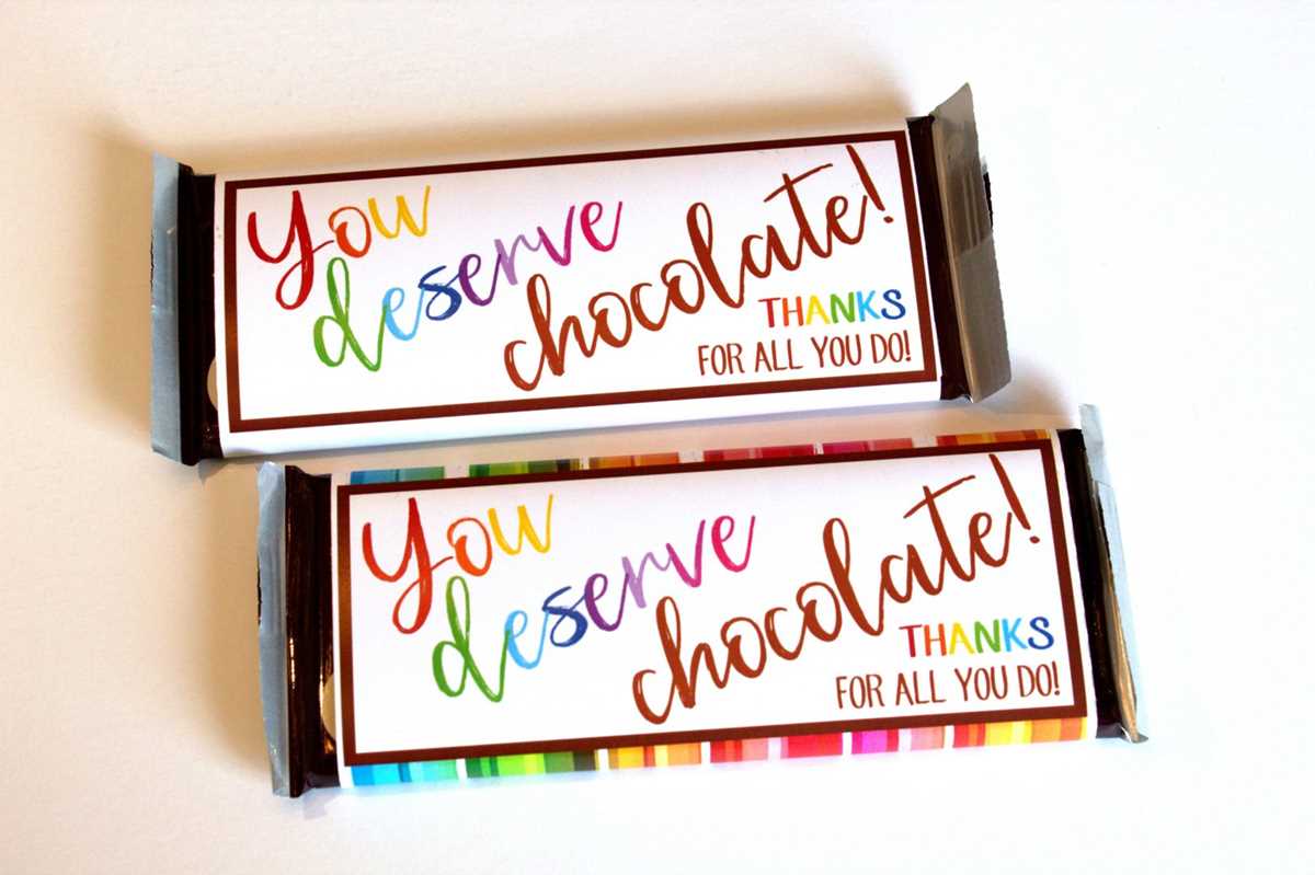 free printable candy bar wrappers