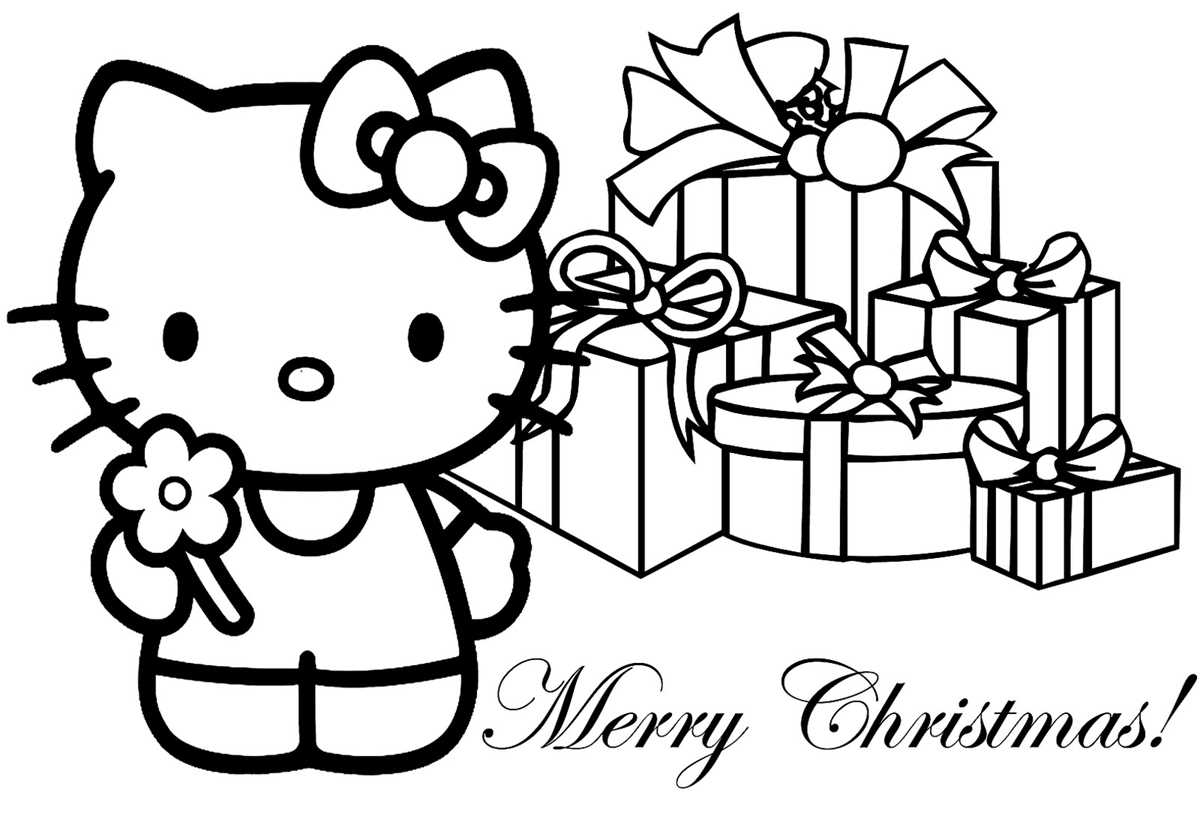 free printable christmas color page