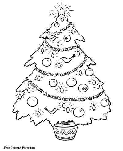 free printable christmas coloring sheet