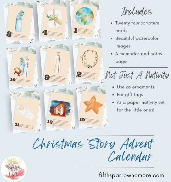 free printable christmas story