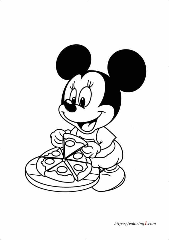 free printable coloring pages mickey mouse