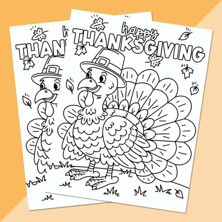 free printable coloring pages of turkeys