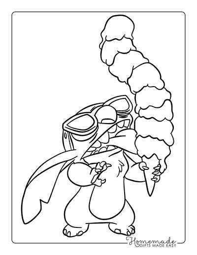 free printable coloring pages stitch