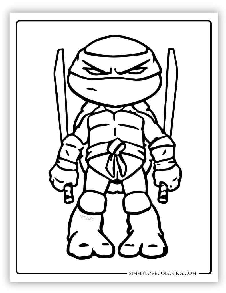 free printable coloring pages teenage mutant ninja turtles
