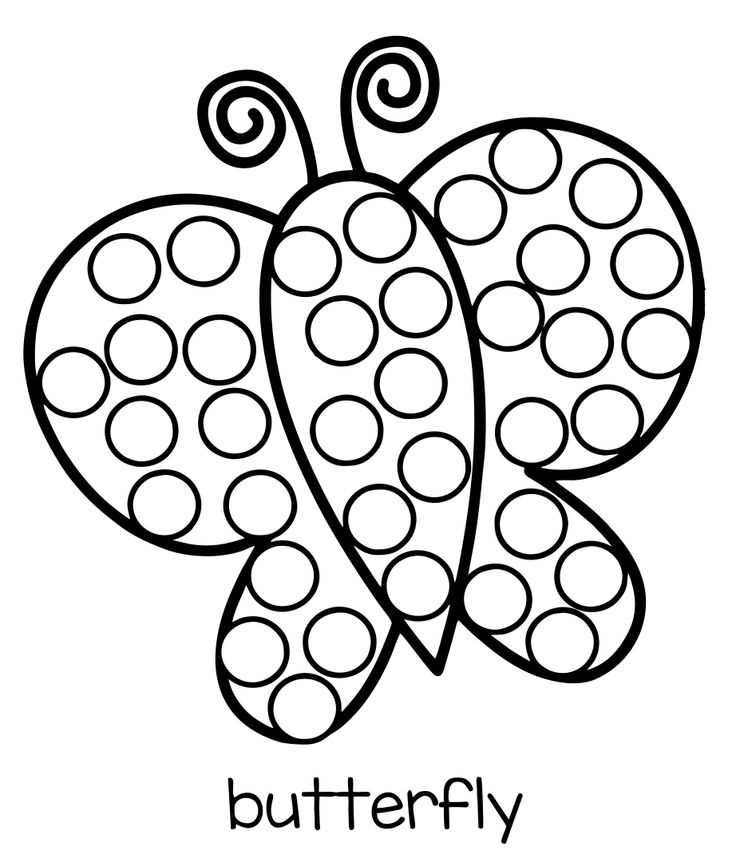 free printable dauber coloring pages