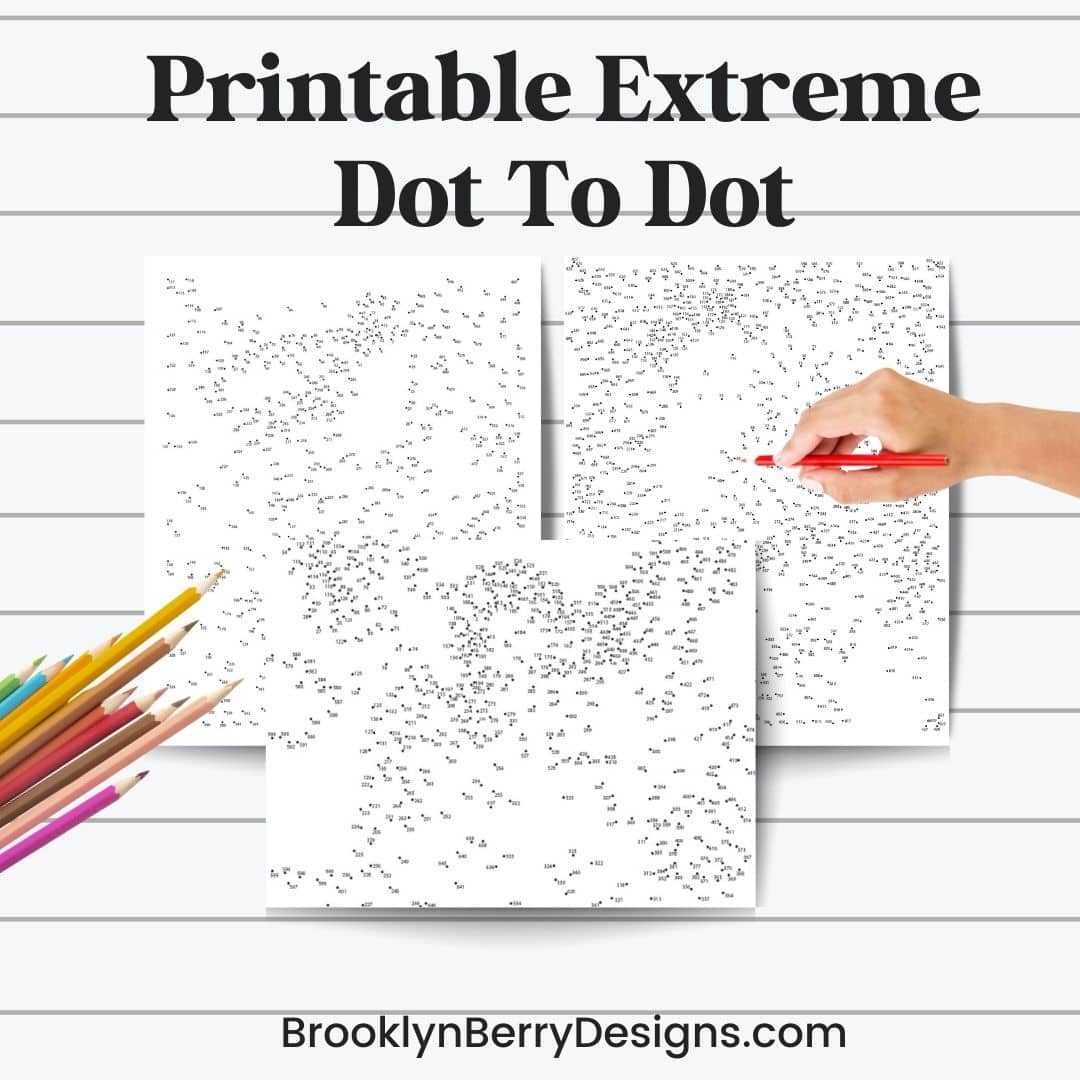 free printable dot to dot sheets