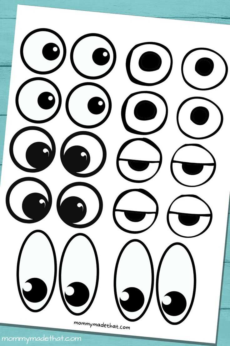 free printable eyes for crafts free printable eyes for crafts