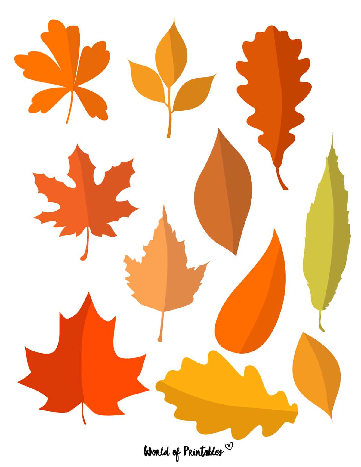 free printable fall clip art