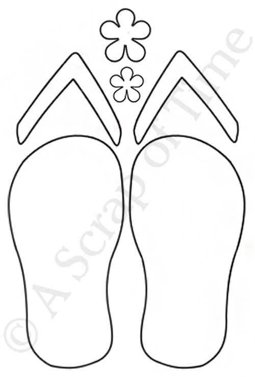 free printable flip flop template printable free printable flip flop template printable
