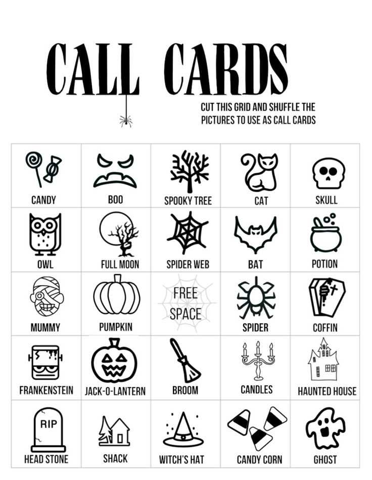 free printable halloween bingo templates free printable halloween bingo templates
