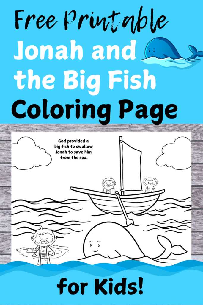 free printable jonah and the whale craft template