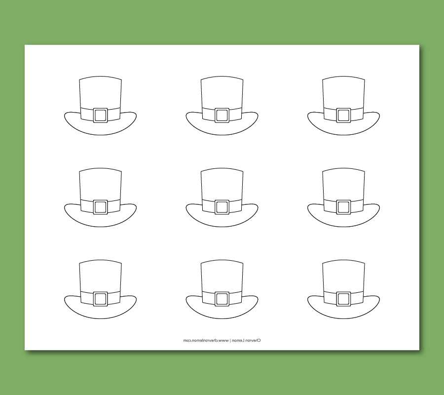 free printable leprechaun hat template