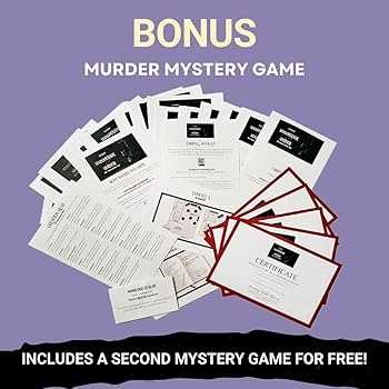 free printable murder mystery games
