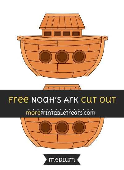 free printable noahs ark craft free printable noahs ark craft