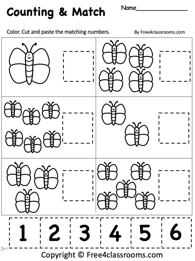 free printable numbers worksheets