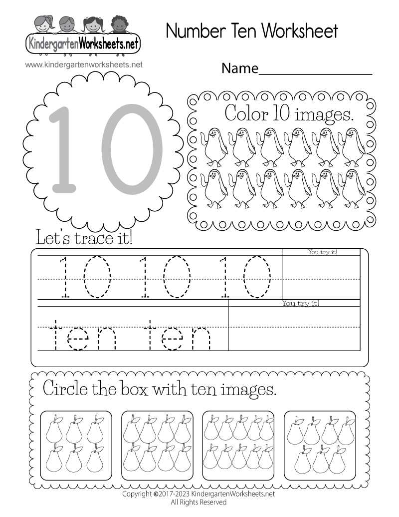free printable numbers worksheets