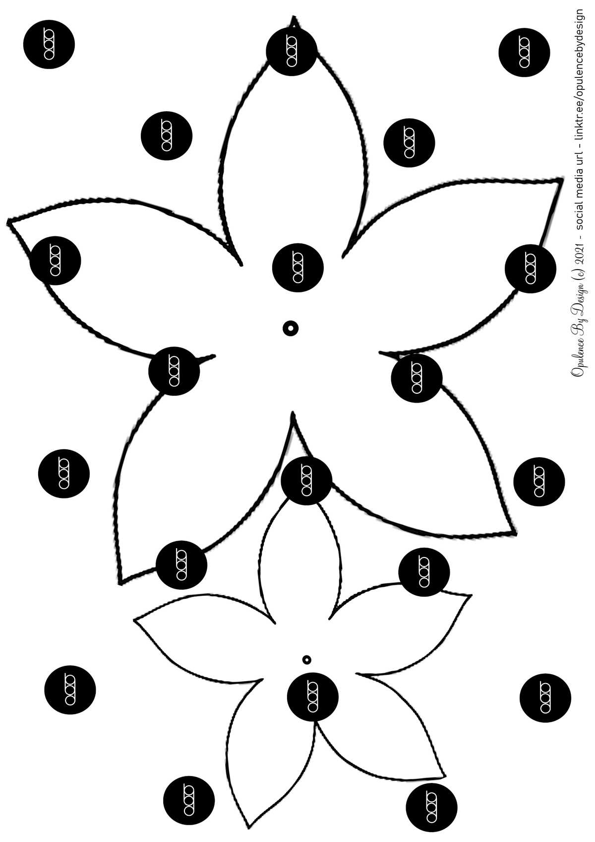 free printable poinsettia patterns