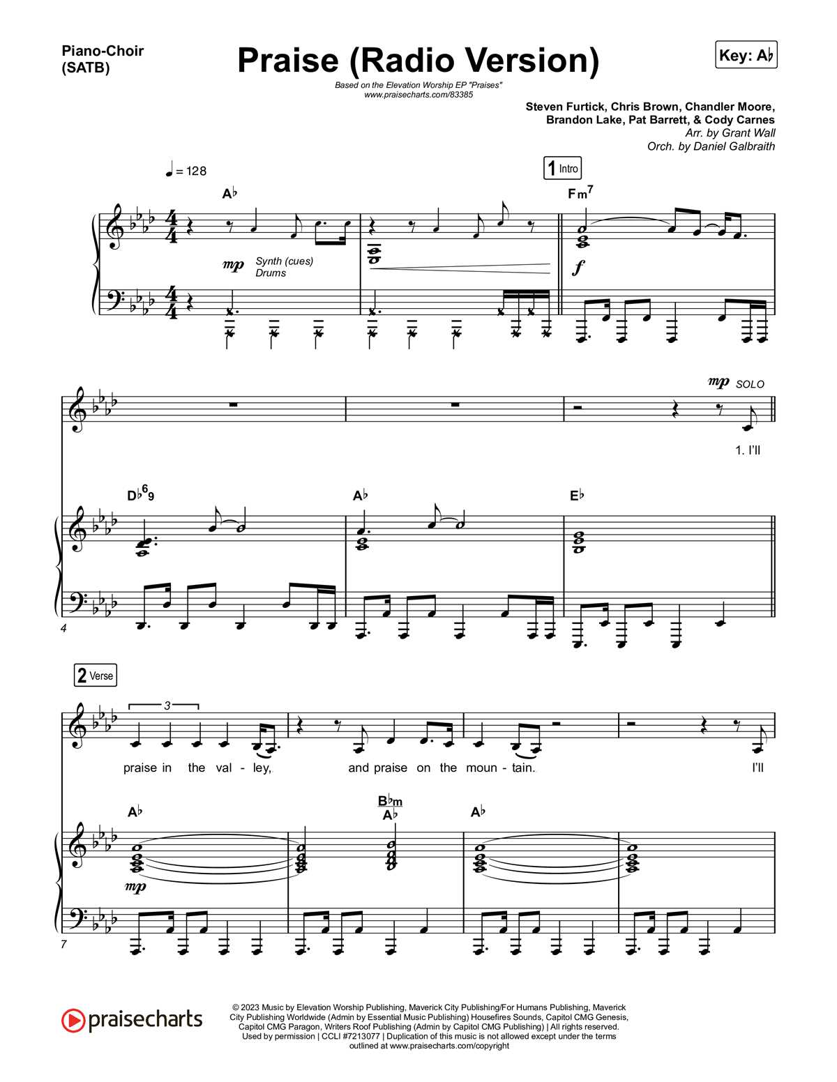 free printable praise and worship sheet music