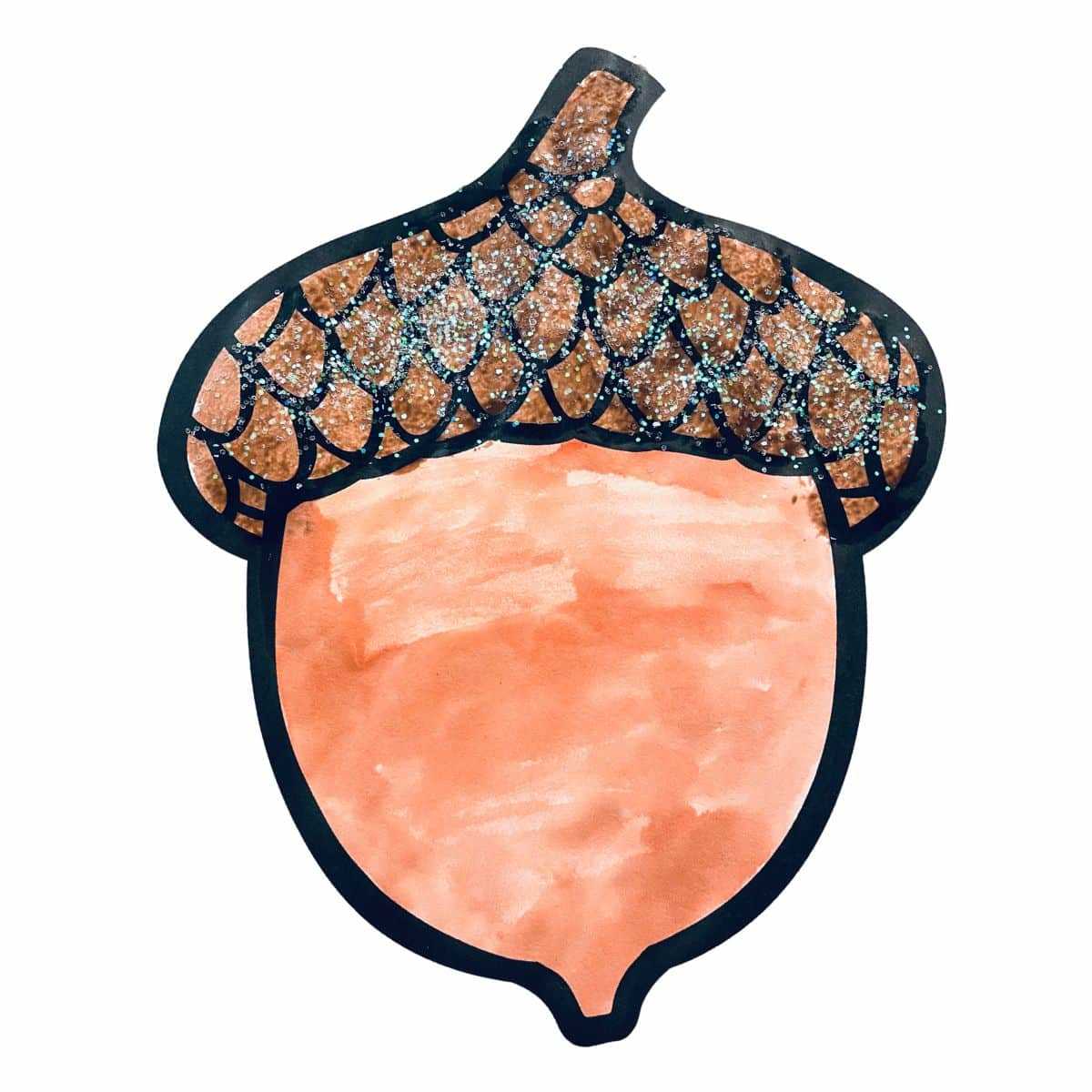 free printable printable acorn template