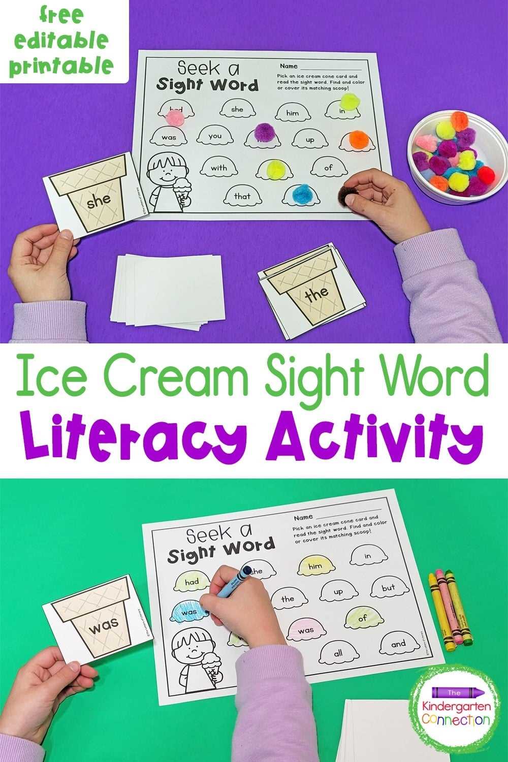 free printable sight word games