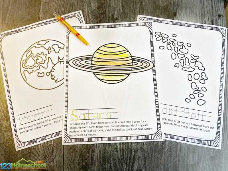 free printable solar system coloring pages