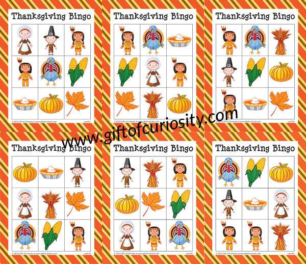 free printable thanksgiving bingo cards free printable thanksgiving bingo cards