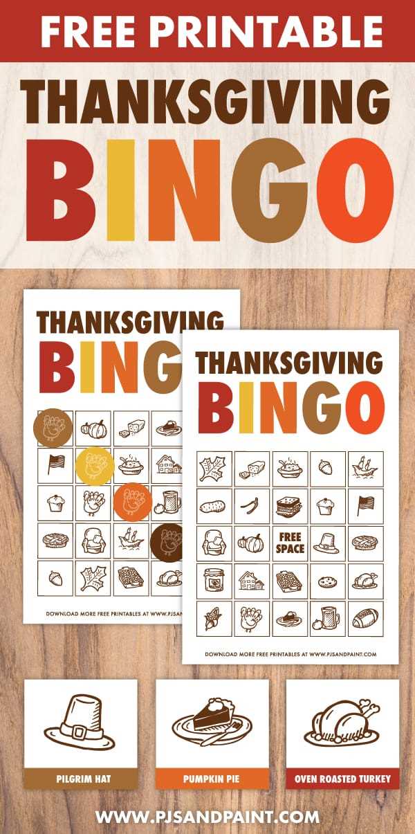 free printable thanksgiving bingo cards free printable thanksgiving bingo cards