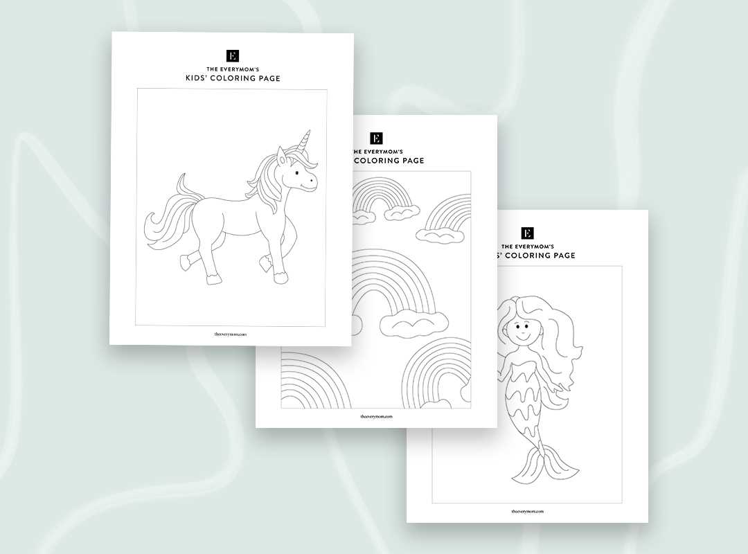 free printable unicorn mermaid coloring pages