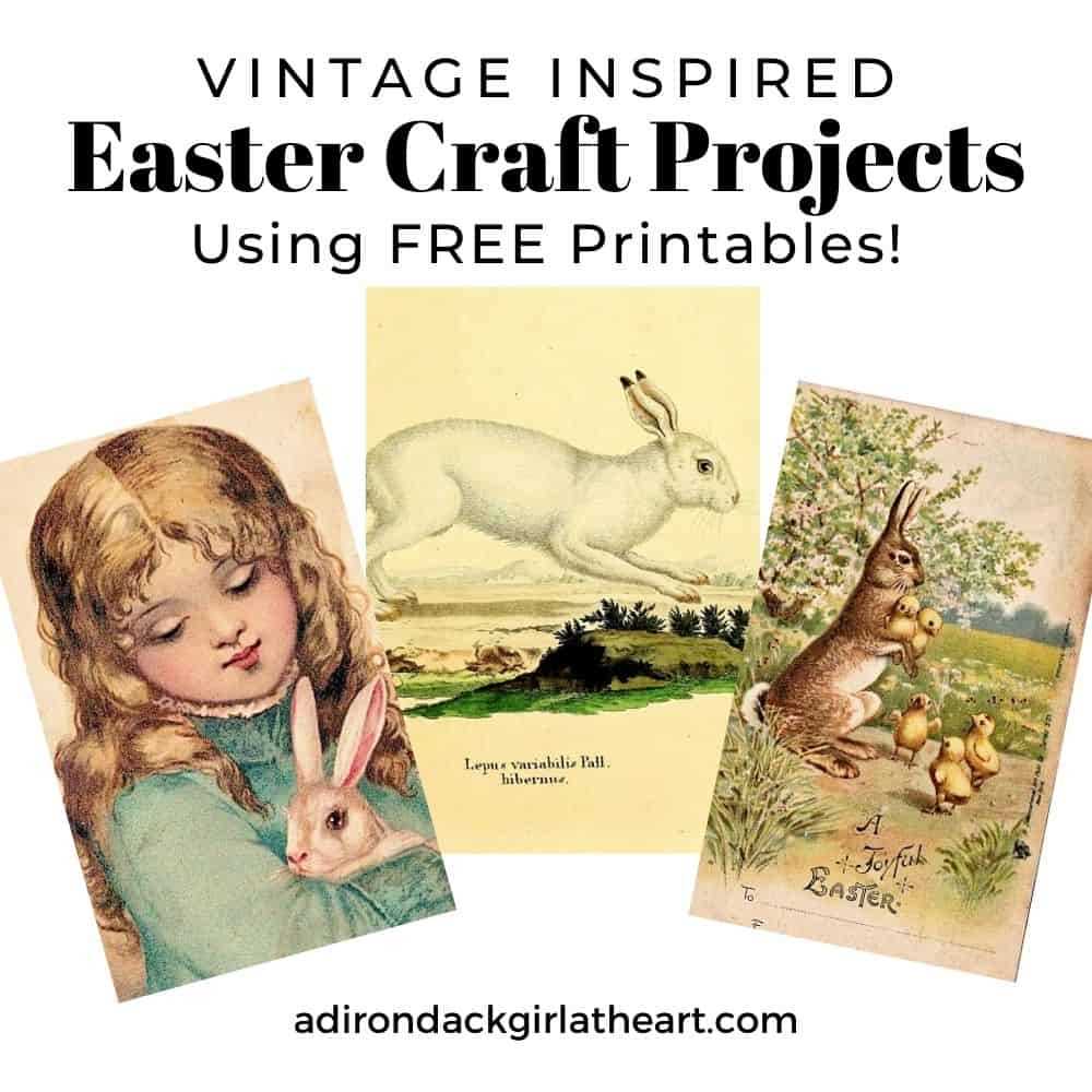free printable vintage easter