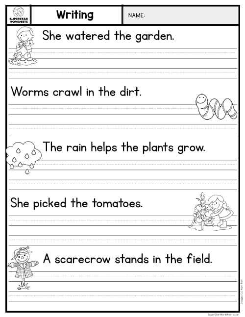 free printable writing worksheets for kindergarten free printable writing worksheets for kindergarten