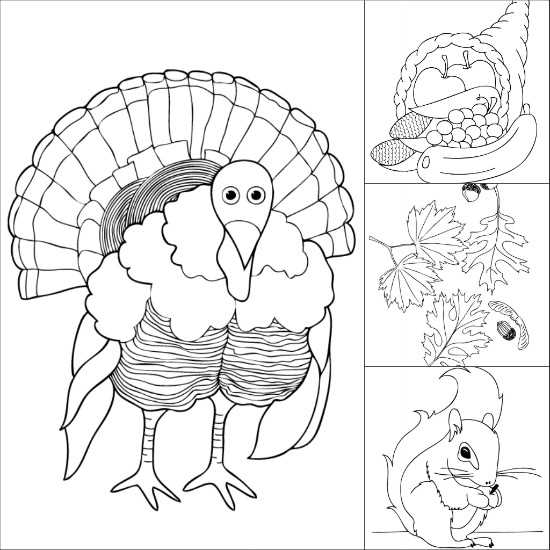 free thanksgiving coloring pages printables