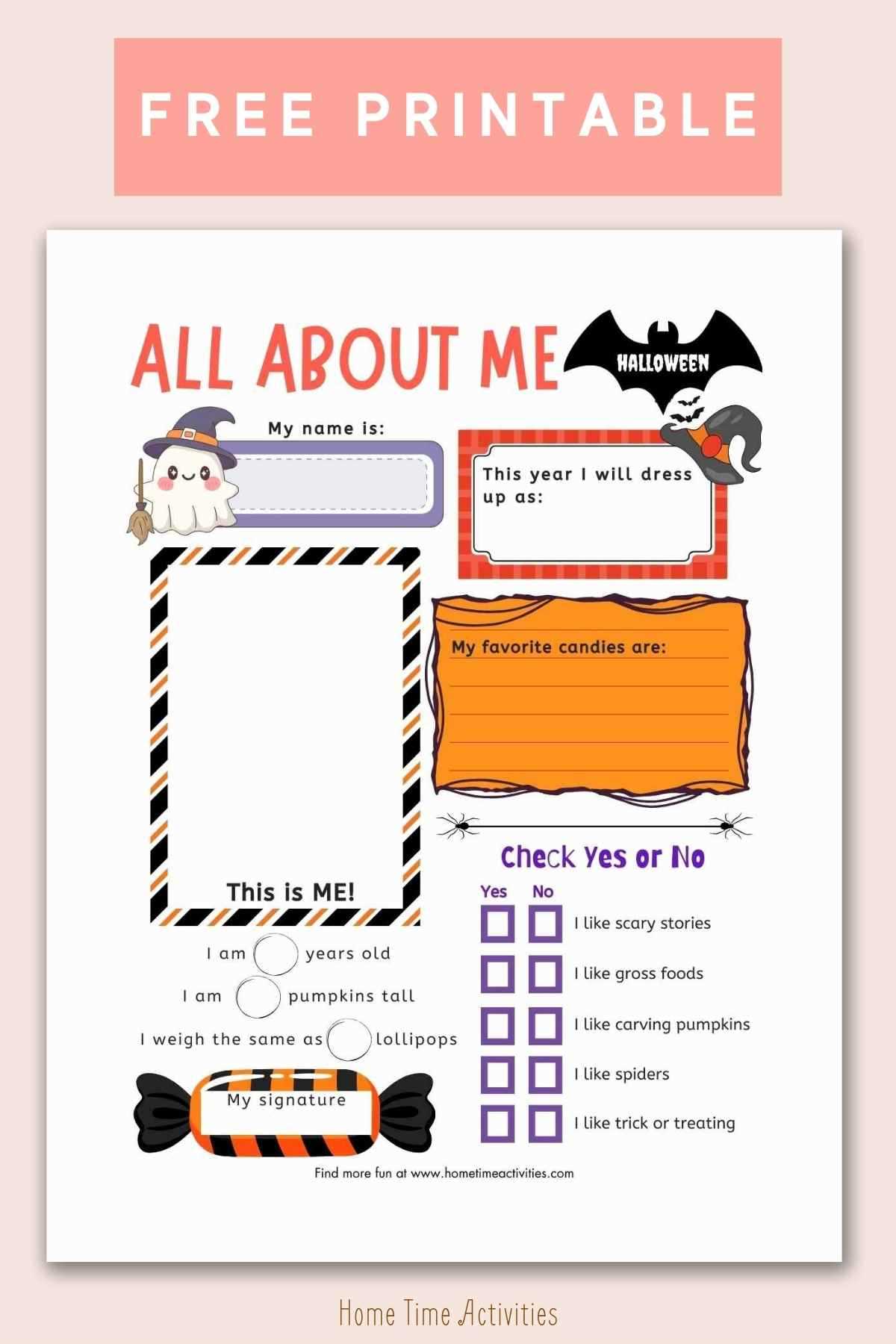 fun printable halloween activities